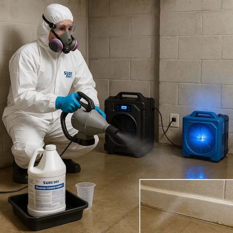 Sanitization and Odor Removal process in West Gulfport, MS