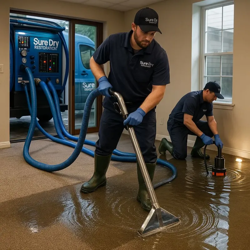 Water Extraction and Removal process in West Gulfport, MS